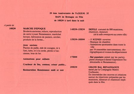 Programme Bain de Bretagne